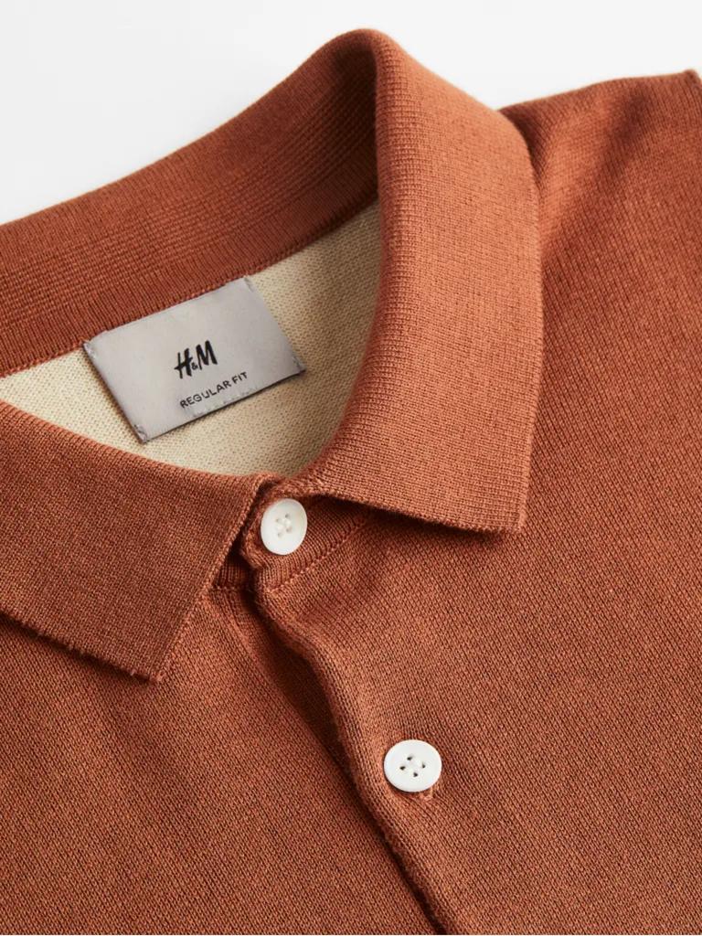 Regular Fit Polo Shirt. Picture: H&amp;M