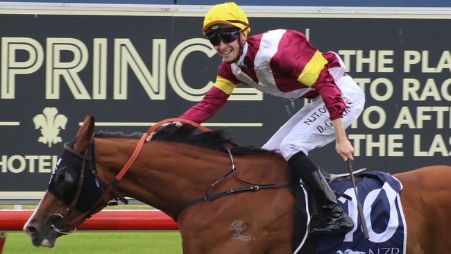 Dylan Gibbons rides Hasalake for trainer Adam Duggan. Picture: Grant Guy