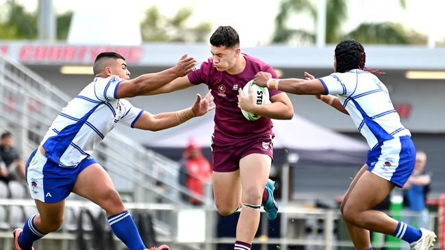 Queensland schoolboy player Mason Kira at last year’s Nationals at Redcliffe.