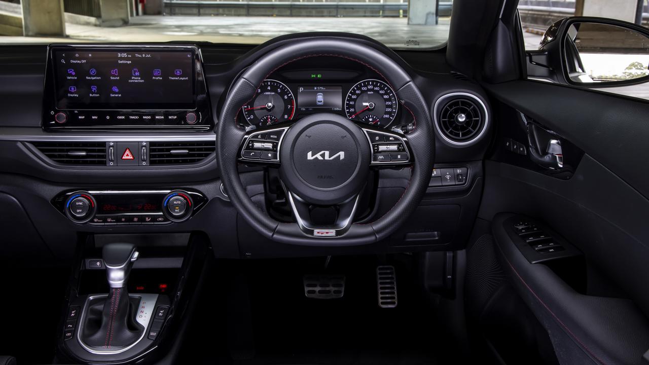 The Kia misses out on a digital dash like the other two.