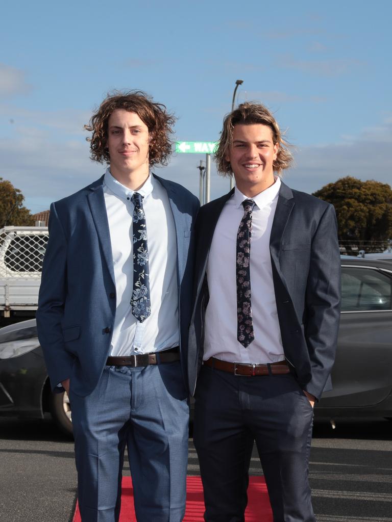 Students step out at the Guilford Young leaver’s dinner at Elwick Racecourse. Picture: Mireille Merlet