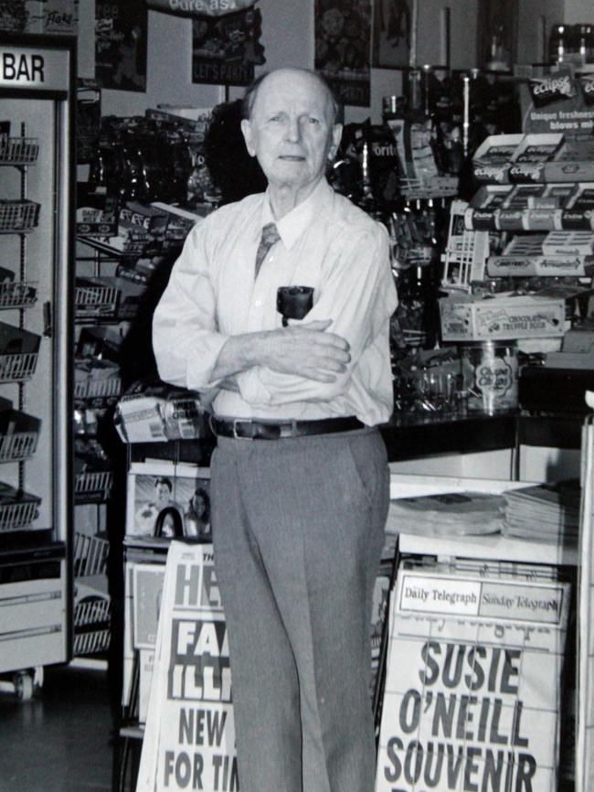 Frank Newbery who was murdered at his corner store after decades in business with the shop.