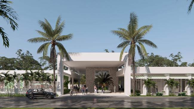 Artist impression of the Club House at Living Gems over-50s lifestyle resort community. Picture: Supplied.