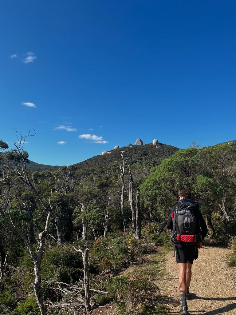 Charlie Comben out exploring.
