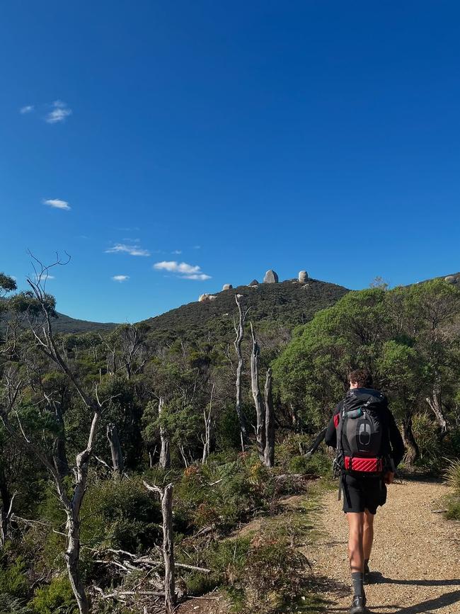 Charlie Comben out exploring.
