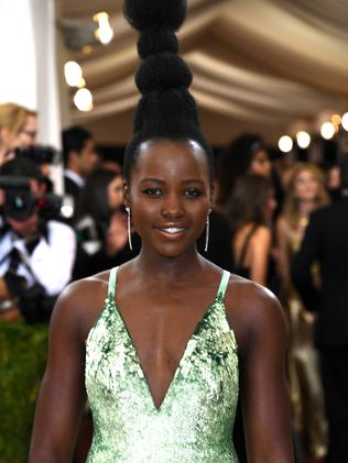 Lupita Nyong'o attends the "Manus x Machina: Fashion In An Age Of Technology" Met Gala.