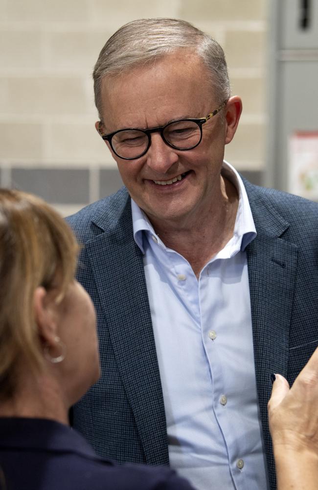 Labor leader Anthony Albanese at the Sydney Royal Easter Show. Picture: Monde Photography on behalf of RAS of NSW