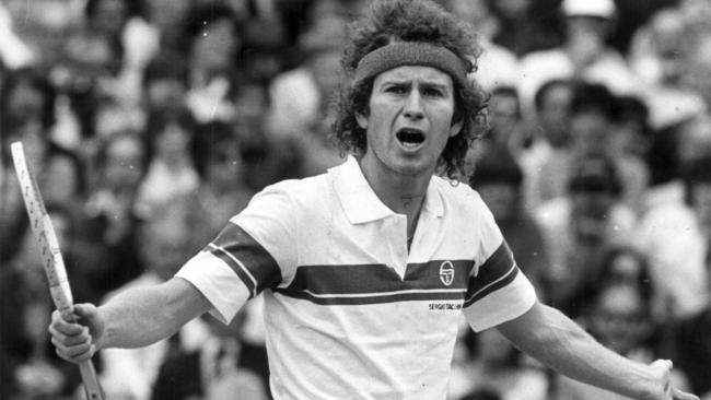 A 1981 shot of feisty John McEnroe, the original bad boy of tennis.