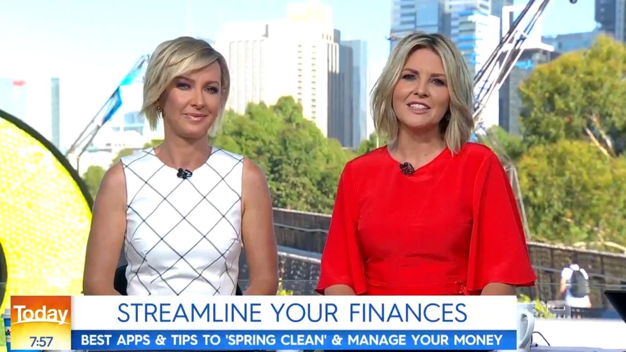 New hosts: Deborah Knight and Georgie Gardner on Today. 