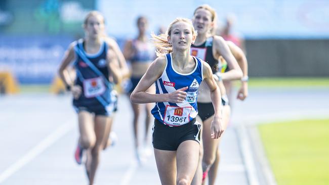 Aniela Knight on her way to victory. Picture: Julian Andrews