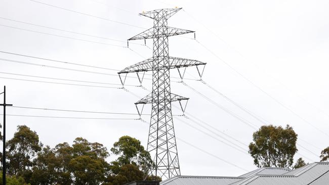 ADELAIDE, AUSTRALIA - NewsWire Photos December 13 2022: Generic power lines in Adelaide for energy story. Picture: NCA NewsWire / Kelly Barnes