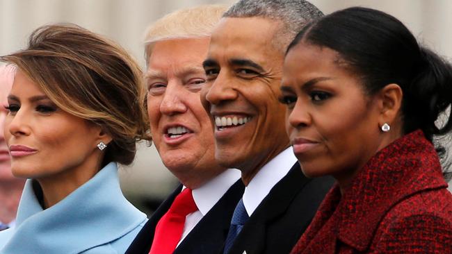 Mrs Obama is unafraid of Mr Trump. Picture: Reuters/Jonathan Ernst