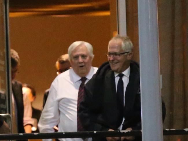 Clive Palmer and Malcolm Turnbull famously had dinner at the Wild Duck before the leadership spill.