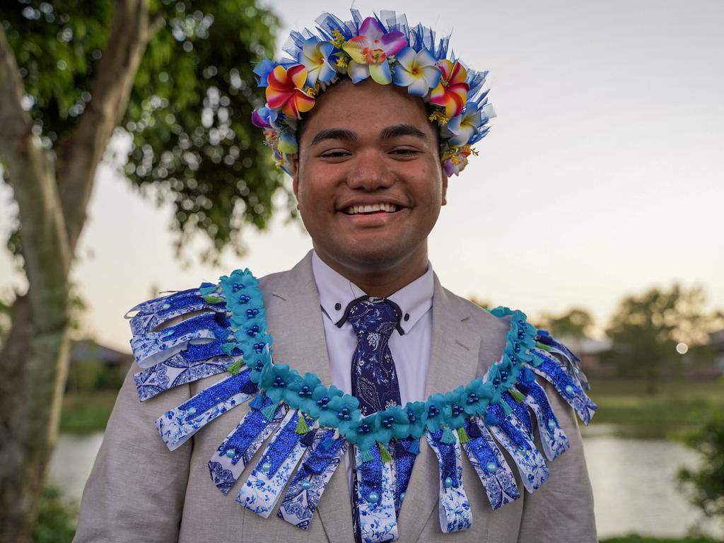 Ioane Kaono at the Mackay North State High School formal at Windmill Function Centre, November 19, 2021. Picture: Heidi Petith