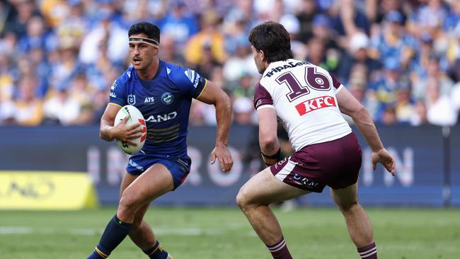 Star five-eighth Dylan Brown has options in his favour every season until the end of 2031. Picture: Getty Images