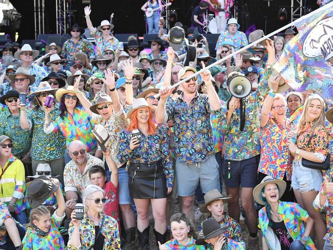 The Trademutt Funky Shirt Friday at Gympie Music Muster. Picture: Patrick Woods.