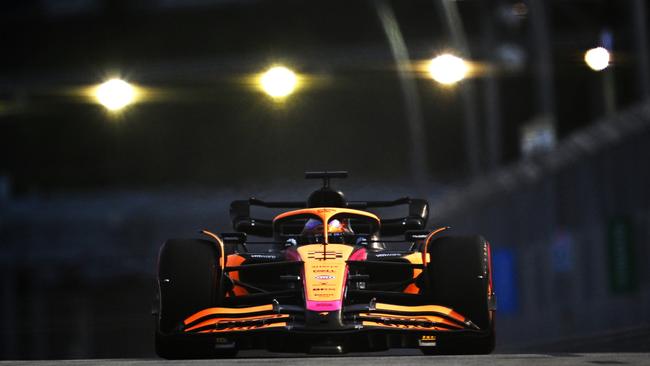 Daniel Ricciardo drives during practice ahead of the F1 Grand Prix of Singapore at Marina Bay Street Circuit. Picture: Getty Images