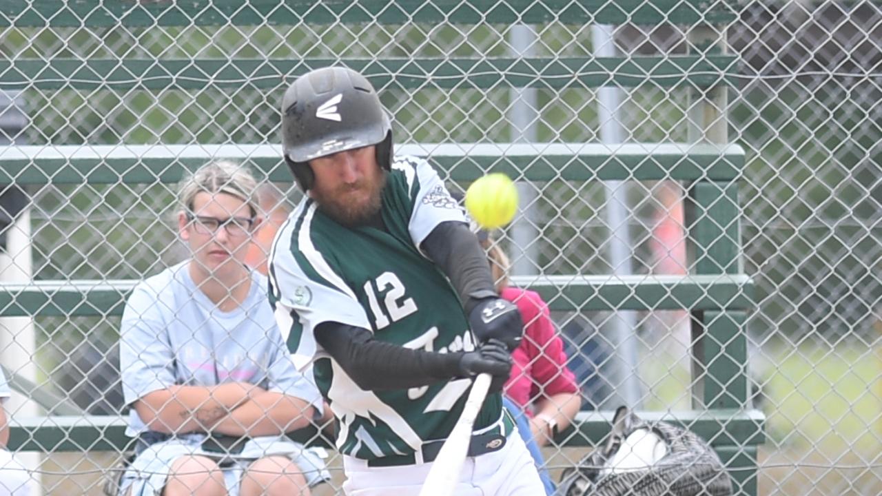 SOFTBALL Open Men's grand final: Frenchville Bushrangers's Brian Duke