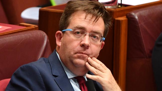 Liberal senator James McGrath says his proposed electoral reforms will make the electoral system fairer and safer. Picture: AAP