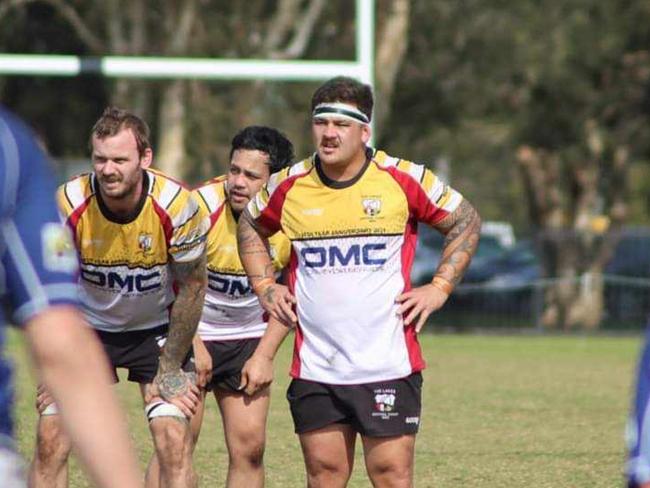 Jason Kakato of The Lakes in Central Coast Rugby Union. Picture: Stacey Wilson