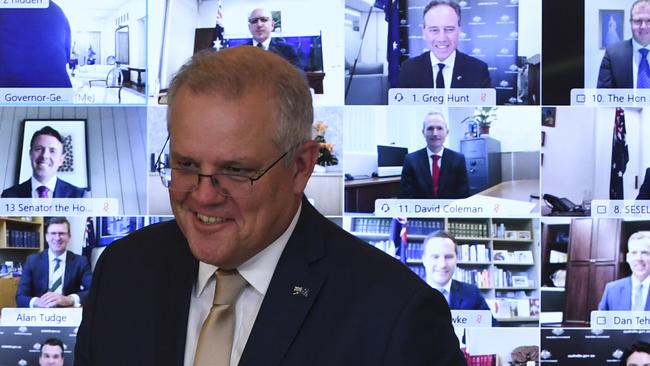 Prime Minister Scott Morrison. Picture: Lukas Coch-Pool/Getty