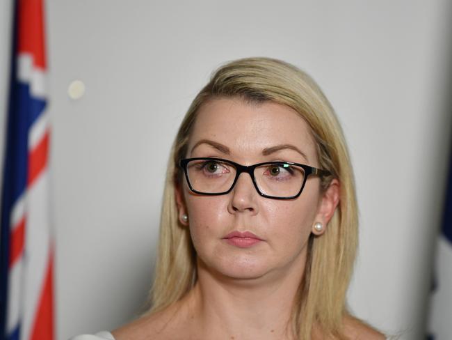 Skye Kakoschke-Moore Will not be allowed to replace herself in the Senate. Picture: AAP