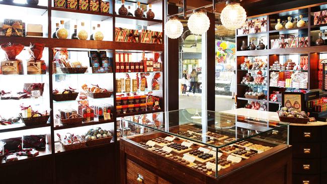 treats for sale at Max Brenner. Picture: Braden Fastier