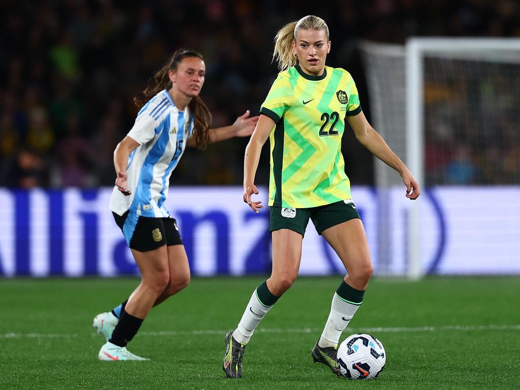 Matildas ratings have been dipping. Picture: Morgan Hancock/Getty Images