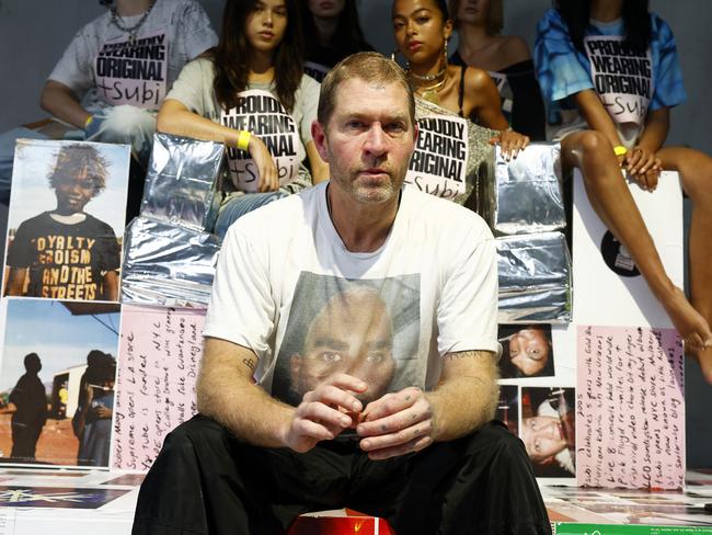 Australian fashion designer Dan Single. Picture: Jonathan Ng