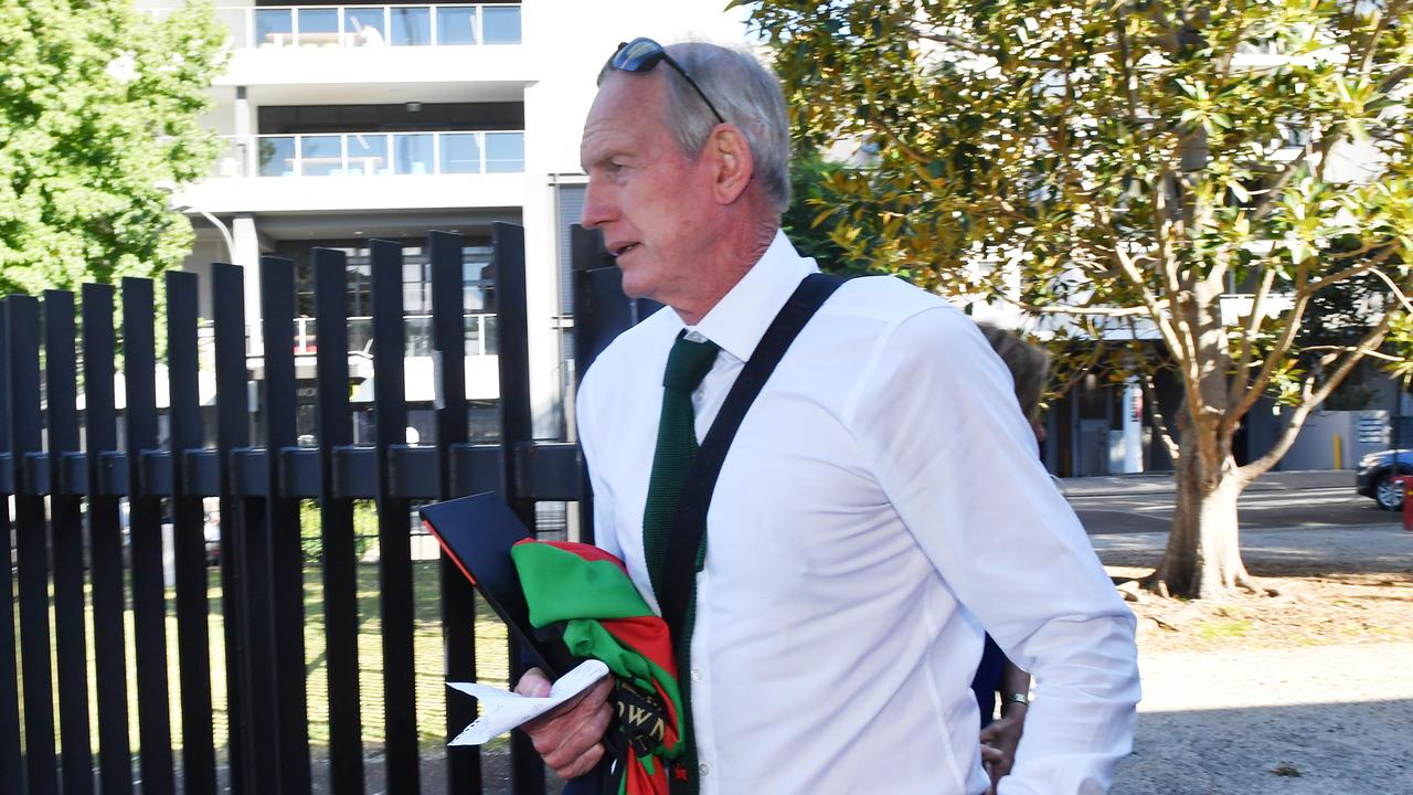 South Sydney Rabbitohs coach Wayne Bennett at Redfern Oval