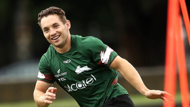 Cameron Murray during South Sydney Rabbitohs training ahead of their first game of the season against the Sharks. Picture. Phil Hillyard