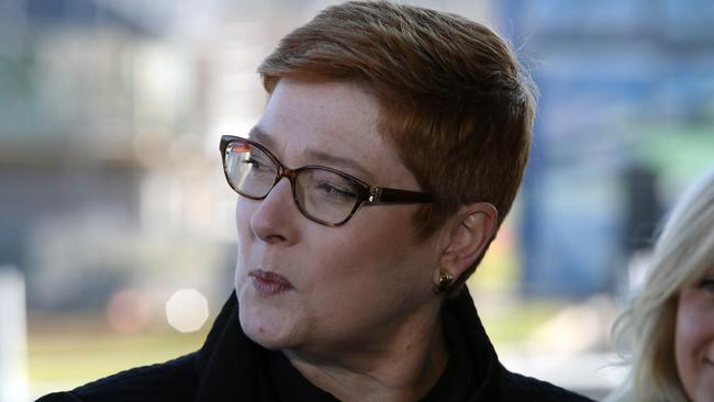 NEWS2019ELECTION 13/05/2019. DAY33/Job1Senator Marise Payne Ð Minister for Foreign Affairs.Prime Minister Scott Morrison started day 33 campaigning in Sydney, in the electorate of LINDSAY. The The Prime Minister had his 51st birthday today.The PM visited a residential building site in Caddens to speak with young families about the CoalitionÕs announcement to support first home buyers through the First Home Loan Deposit Scheme. The building site is being built for a first home buyer family.Also attending were Senator Marise Payne Ð Minister for Foreign Affairs; Patron Senator for Lindsay, Melissa McIntosh Ð Liberal Candidate for Lindsay, Brett Hiscock Ð Construction Manager, Simonds Homes. Picture Gary Ramage