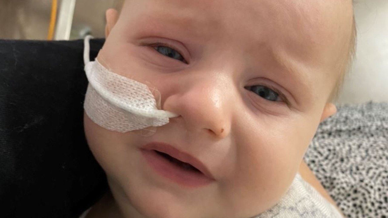 Toowoomba infant Marcelo Pitt had to be hospitalised after contracting RSV, or respiratory syncytial virus, from his brother who goes to daycare.