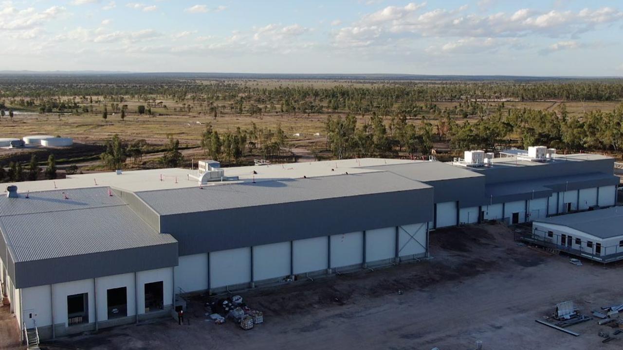 An aerial view of the Signature Onfarm abattoir, a $37 million project set to be a gamechanger for Central Queensland. Picture: Signature Onfarm