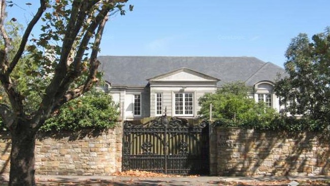 The “ghost mansion” in Toorak has sold for more than $80m. Picture: Supplied