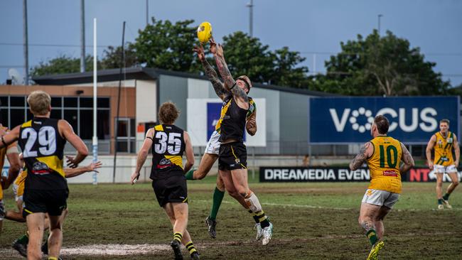 Liam Buxton in the 2023-24 NTFL Men's Grand Final between Nightcliff and St Mary's. Picture: Pema Tamang Pakhrin