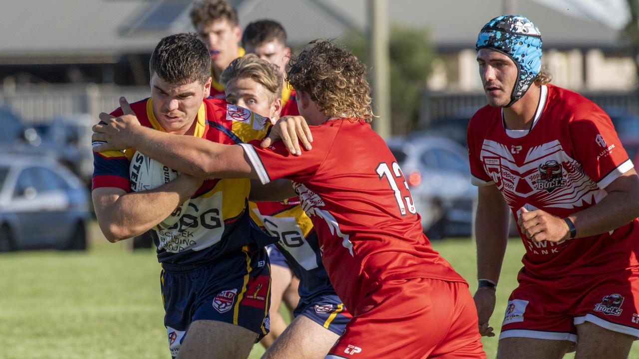 Mustangs v Wide Bay earlier in the season. Picture: Nev Madsen.