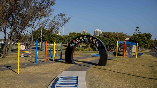 The Broadwater Parklands bicycle track. Picture: Jerad Williams