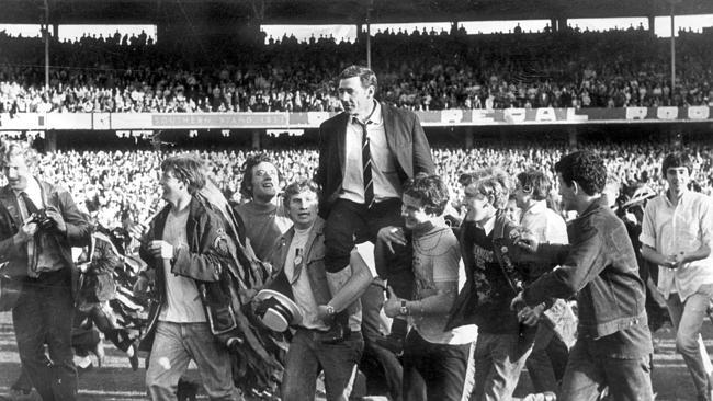 Former Richmond coach Tom Hafey won four flags at Tigerland and lifted Collingwood into grand finals.