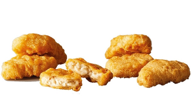 The Chicken McBites are healthier than a lot of other Macca’s options. Picture: McDonald’s