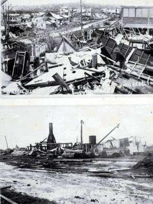 Photos from the 1918 cyclone that hit Innisfail.
