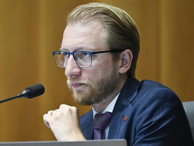 Opposition home affairs spokesman James Paterson. Picture: NewsWire/Martin Ollman