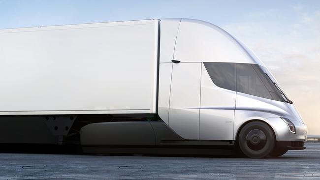 A Tesla truck.