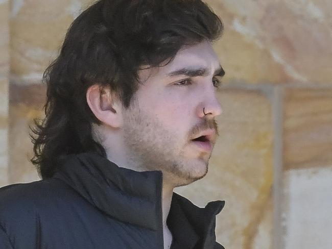 OCTOBER 8, 2024Seth Adrian Rigney, 23, leaves the Adelaide Magistrates Court charged with the death of Chloe Glasson and Shakeena Abdulla by dangerous driving in a crash in February 2024 at KorunyePicture : Roy VanDerVegt