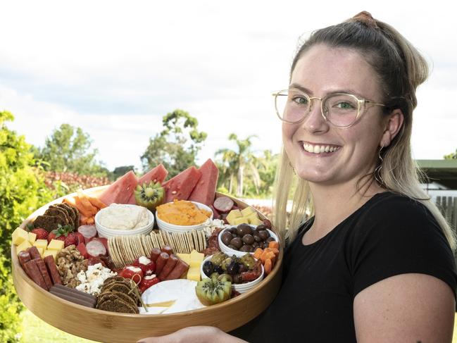 Young woman launches successful grazing board business