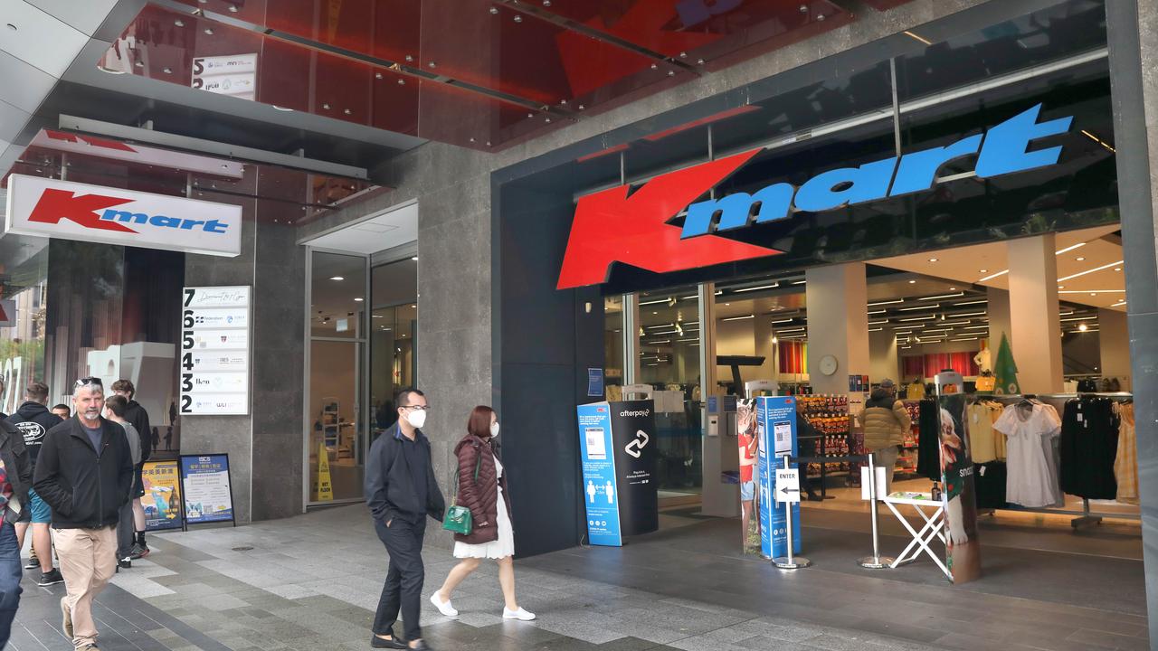 Retailers such as Wesfarmers-owned Kmart are being disrupted by Covid. Picture: Dean Martin