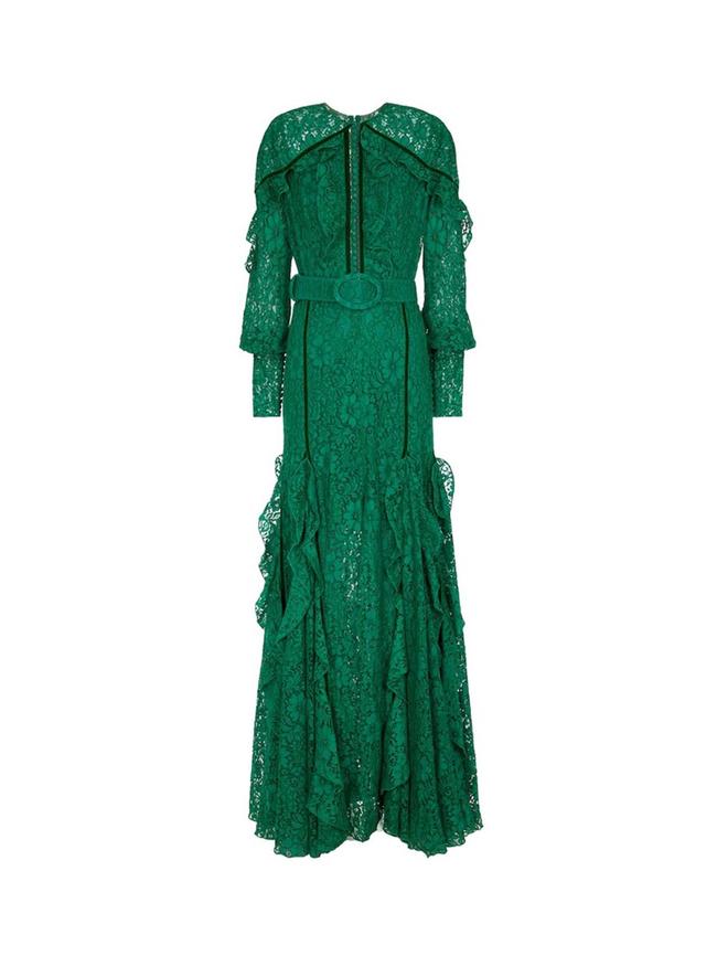 Carolina Herrera lace dress. <b>Shop now <a href="https://www.carolinaherrera.com/ww/en/rtw/dresses/" target="_blank">Fashion Alta Moda</a></b>