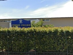 Cerdon College at Merrylands has closed after a student tested positive to coronavirus. Picture: Google Maps