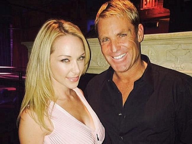 Warne raved about his new girlfriend Emily Scott on the radio.