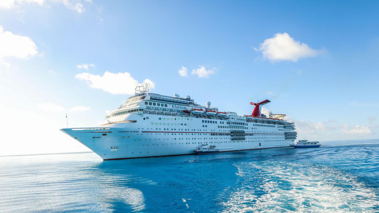 The search continues to locate a man who reportedly jumped off a Carnival Cruise ship on the weekend. Picture: Alamy